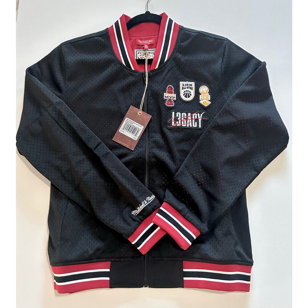 NBA Mitchell & Ness Miami Heat Womens Wade Legacy Sweater/Jacket - Medium-NWTs